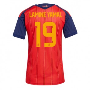 Spanien Lamine Yamal #19 Replika Hemmatröja Damer VM 2026 Kortärmad